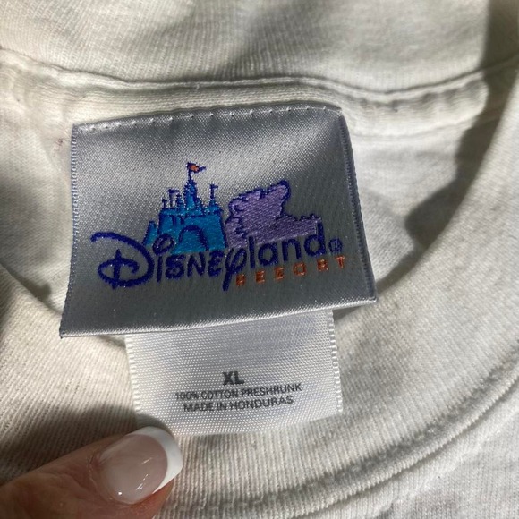 Vintage 2001 Disneyland Resort Patriotic Mickey Mouse T-Shirt XL USA Flag - Picture 2 of 6